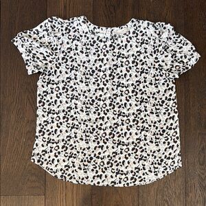 LOFT Colorful Print Blouse